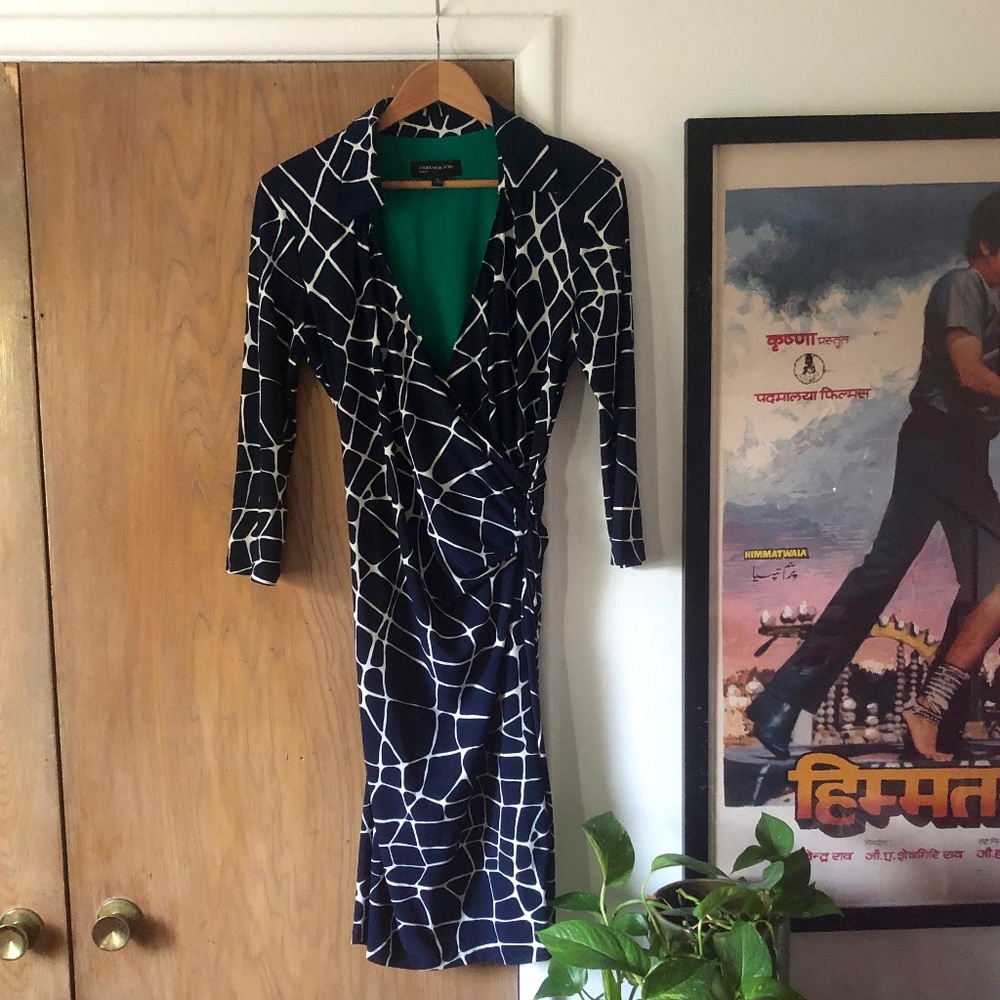 Jones New York Faux Wrap Dress